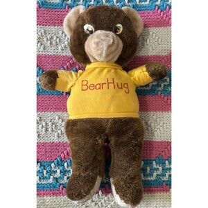 Rare Vintage Knickerbocker BEAR HUG 18” Teddy Bear Stuffed Plush - Side Eyes